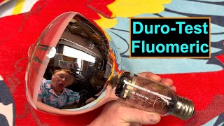 DuroTest Fluomeric 750watt Self Ballasted Mercury Vapor Flood Light Bulb [upl. by Lennahc]