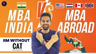 MBA India vs Abroad  What They Dont Tell You 💸😨 [upl. by Fredrick]