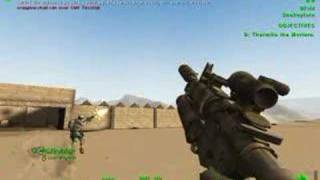 Americas Army v28 SF Snakeplain free gameplay [upl. by Ralfston]