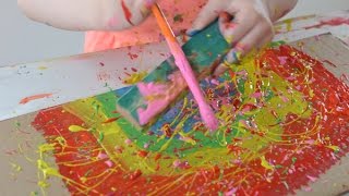 Splatter Painting [upl. by Sadiras]