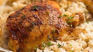 Oven Baked Chicken amp Rice [upl. by Heimlich620]