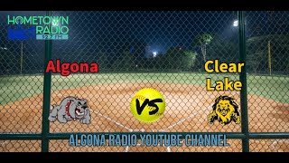 Algona vs Clear Lake 2024 Postseason Softball [upl. by Koosis]