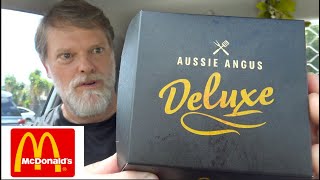 McDonalds Aussie Angus Deluxe Review [upl. by Hanford]