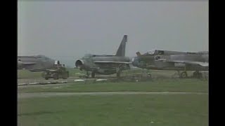 RAF Binbrook Lightnings18th April 1988 [upl. by Atteoj]