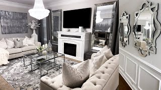 EXTREME LIVING ROOM MAKEOVER  DIY Wall Decor  LGQUEEN Home Decor [upl. by Atterg]