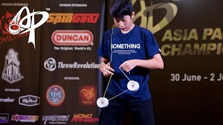 Hajime Miura JP 4A Division Finals  Asia Pacific Yoyo Championships 2017 [upl. by Ttegirb486]