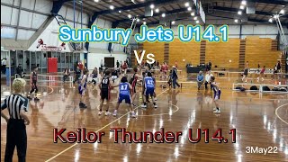 Sunbury Jets U141 vs Keilor Thunder U141 [upl. by Sherrod]