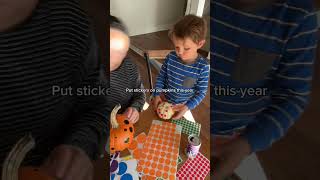 Easy Halloween Sticker Activity I New York amp Connecticut Parenting [upl. by Dodie]