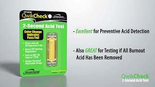 QwikCheck® 2 Second Acid Test Kit [upl. by Adnicul]