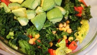 Kale Salad  Amazing Tips for Using Raw Kale [upl. by Retnyw]