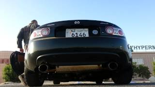 Mazda Mx5 NC OBXR exhaust [upl. by Erreipnaej]