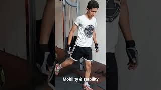 mobility and stability exercise with TRX band 🔥🔥 football soccer sports mobility stability [upl. by Watkin548]