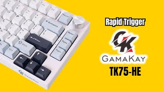 The Gamakay TK75  HE  Best Budget Hall Effect Keyboard [upl. by Acirtal279]