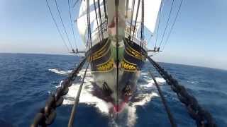 Sailing the Clipper Stad Amsterdam [upl. by Ymas]