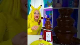 Delicious Chocolate Fountain 123gofood hack chocolate [upl. by Aral362]