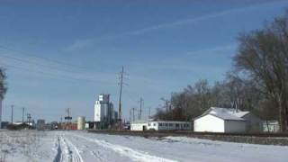 Amtrak 37 Leads California Zephyr 6 East Monmouth IL [upl. by Nyrat]