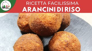 ARANCINI IN 1 MINUTO  ricette veloci [upl. by Naig]