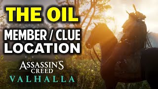 The Oil Order Member amp Clue Location  AC Valhalla Order of the Ancients Guide [upl. by Cartie621]