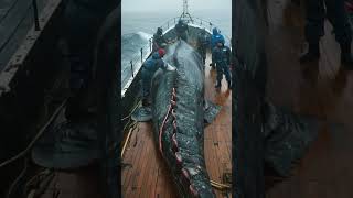 Enormous Blue Sea Monster Hauled Aboard fishingdiscoveries oceanicmysteries fishing [upl. by Cchaddie311]