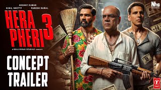 Hera Pheri 3  Official Trailer  Akshay Kumar  Suniel Shetty Paresh Rawal  Farhad Samjhi Concept [upl. by Nagel505]