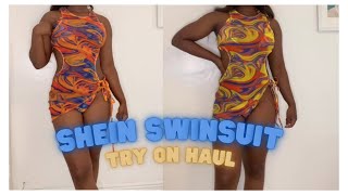 SHEIN SWIMSUIT TRY ON HAUL 2022 [upl. by Anwahsed]