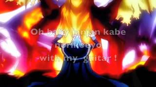 Fairy tail opening 8 lyrics [upl. by Nevram]