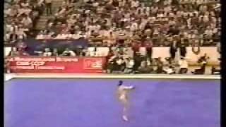 Svetlana Boginskaya  1988 USA vs USSR  Floor Exercise [upl. by Antonius372]