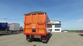 2008 Fruehauf planksided tipping trailer with quicksilver liner for sale [upl. by Ecirtnahs]