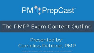 The PMP® Exam Content Outline [upl. by Dene]