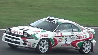 Toyota Celica GTFour ST185 Rally Cars in action [upl. by Aletta715]