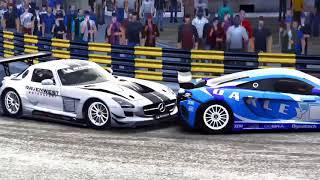 MercedesBenz SLS AMG GT3  Paris Arc de Triomphe  GRID Autosport [upl. by Derek]