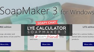 Soapmaker 3 Pro lye calculator software demo [upl. by Antonina485]