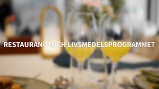 Restaurang och livsmedelsprogrammet  inspirationsfilm [upl. by Seravart]