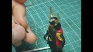 Building and painting a Tamiya samurai figure part 2 [upl. by Joao648]