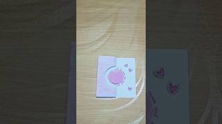 Spin Heart card 💗 diy art giftideas cute trending [upl. by Noyes]