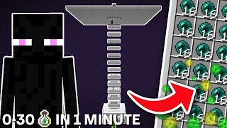 Minecraft Enderman XP Farm 121  BEST DESIGN [upl. by Helsie]