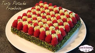 Recette de Tarte Pistache Framboise [upl. by Keyte937]