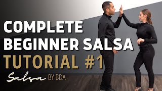 Complete Beginner Salsa Tutorial  Learn Salsa Dancing With A Partner  Demetrio amp Nicole [upl. by Shifrah964]