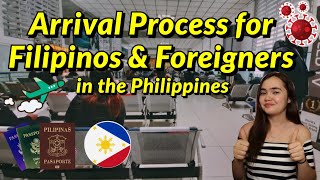 NEW ARRIVAL PROCESS IN THE PHILIPPINES FOR ALL FILIPINOS amp FOREIGN NATIONALS NONOFWS amp OFWS 2021 [upl. by Enilrac]