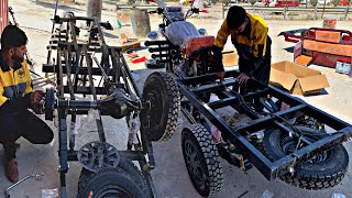 Assembling China BRG loader in AfghanistanAfghan factory manufacturing low weight transfer loaders [upl. by Ramat]