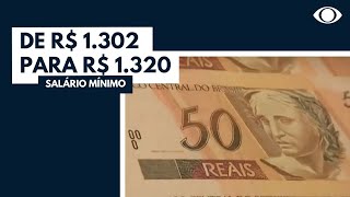 Reajuste do salário mínimo valerá a partir de 1° de maio [upl. by Charmion]