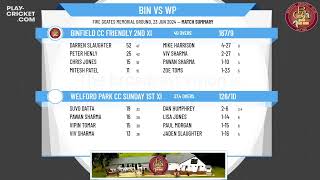 Binfield CC Friendly 2nd XI v Welford Park CC Sunday 1st XI [upl. by Aileda442]