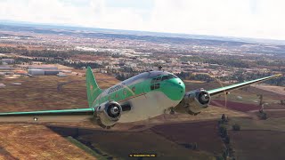 Curtiss c46 Commando en español de León a Oviedo España [upl. by Leugimesoj]