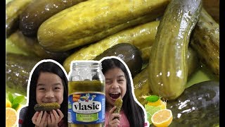 ASMR PICKLES  Tran Twins EATS [upl. by Siouxie454]