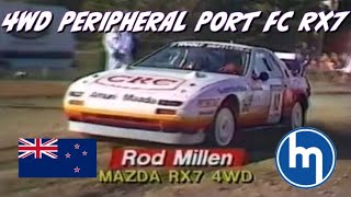 PERIPHERAL PORT 4WD FC RX7 BEAST❗️❕NEW ZEALAND LEGEND ROD MILLEN TAKING ON ASHLEY FORREST RALLY 🇳🇿 [upl. by Des]