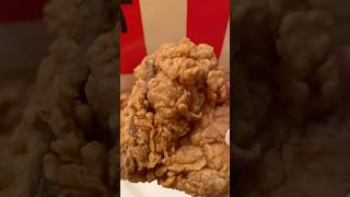 KFC EXTRA CRISPY HOT amp SPICY CHICKEN shorts food kfc chicken foodie foodlover [upl. by Gonsalve]