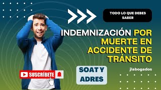 🔴INDEMNIZACIÓN POR MUERTE EN ACCIDENTES DE TRÁNSITO SOAT 2023🔴 [upl. by Perretta764]