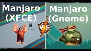 Manjaro XFCE vs Manjaro Gnome Hardware Resource Compare [upl. by Cleopatre]