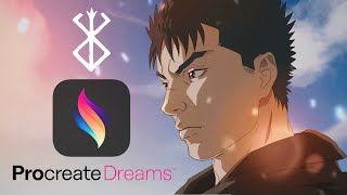 Procreate dreams test animation berserk [upl. by Noreh]