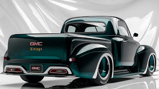 2025 GMC Vintage Pickup A Retro Revival with Modern Power [upl. by Carolyne]